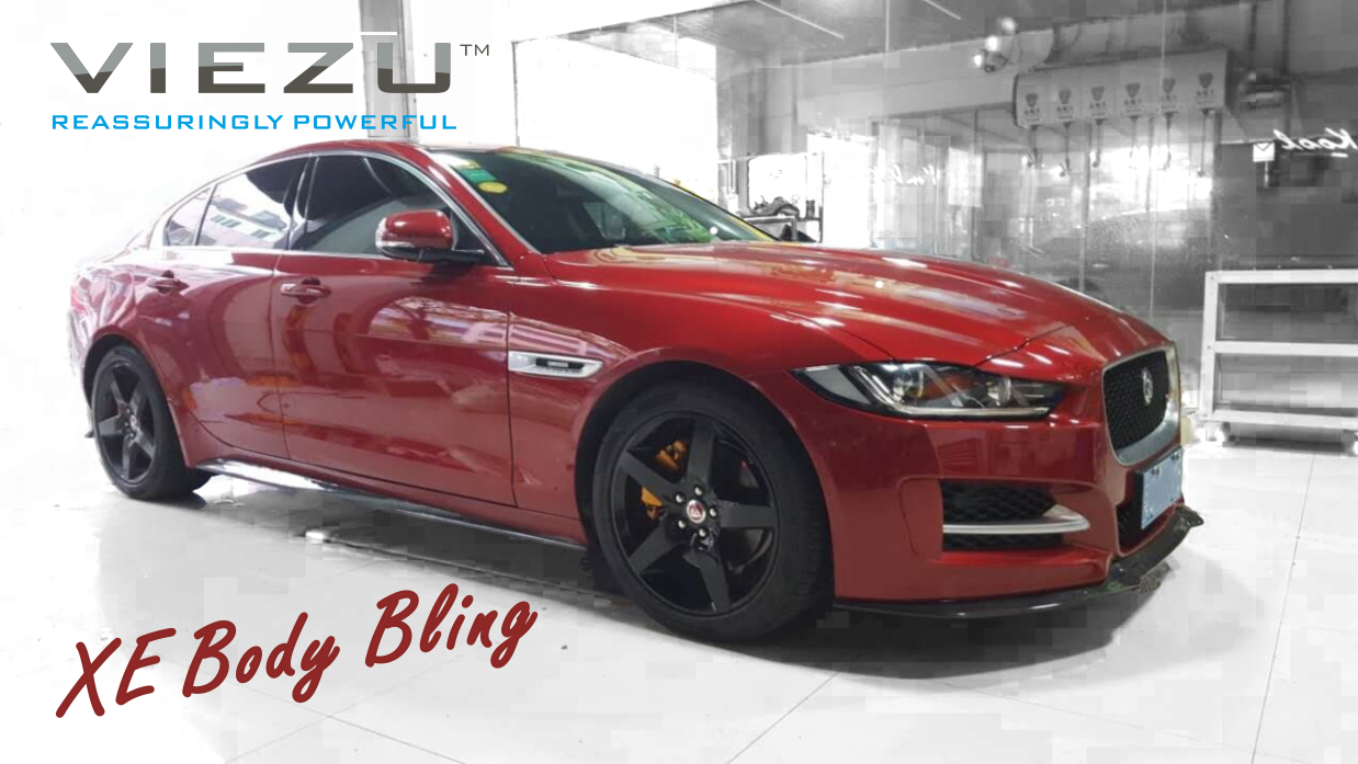 Jaguar XE tuning carbon fibre