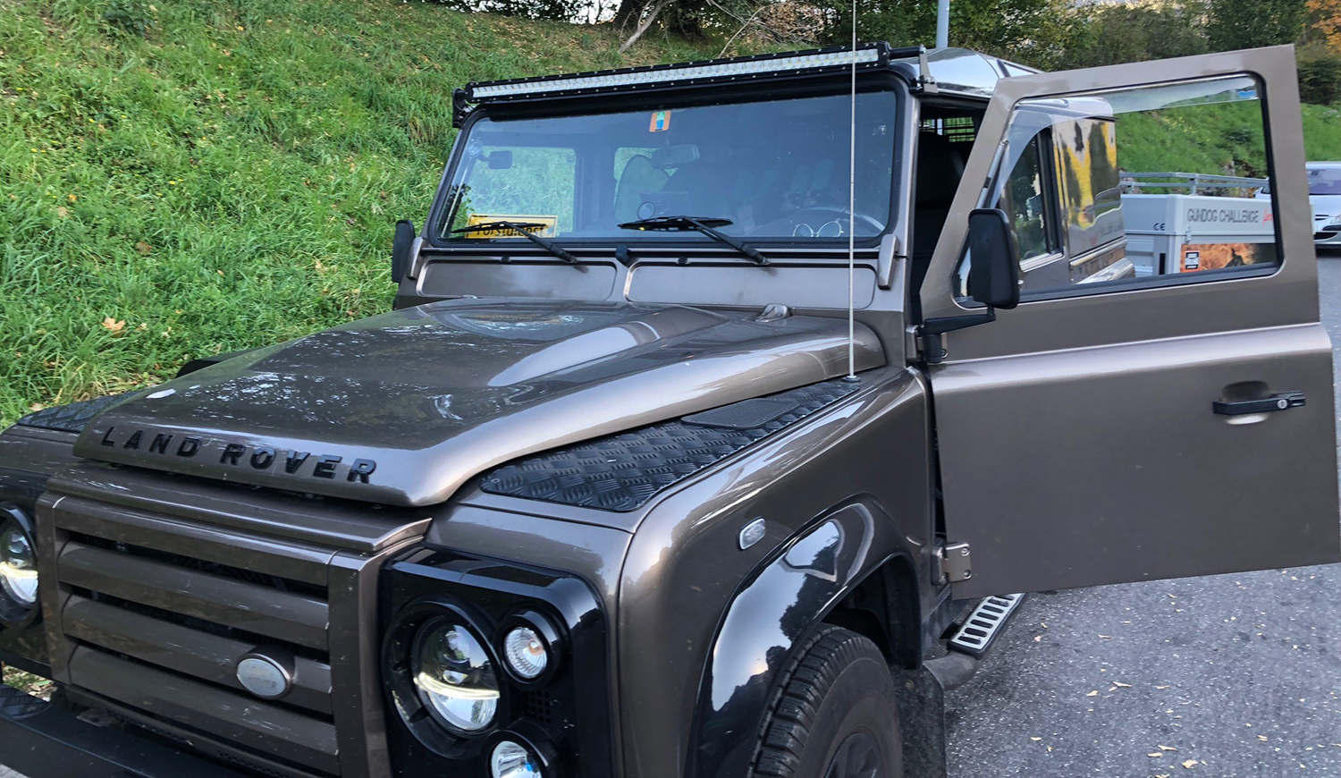 Land Rover Defender Upgraded Seats Customer Image of Defender