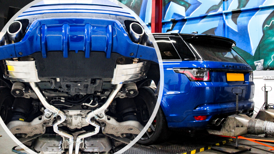 Range Rover SVR 2019 Exhaust and Dyno